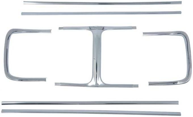 OER 1969 Dodge Charger 7 Piece Grill Molding Set MB2173
