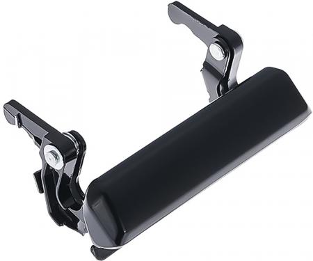 1987-96 Ford F-100, F-250, F-350 Pickup, Tailgate Latch Release Handle, with Zinc Metal Lift Lever, Black
