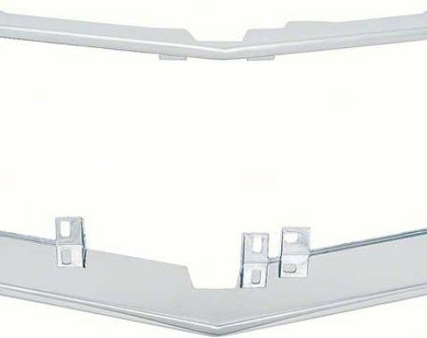 OER 1970-73 Camaro, Rally Sport, Grill Filler Surround Molding, Chrome 3973942