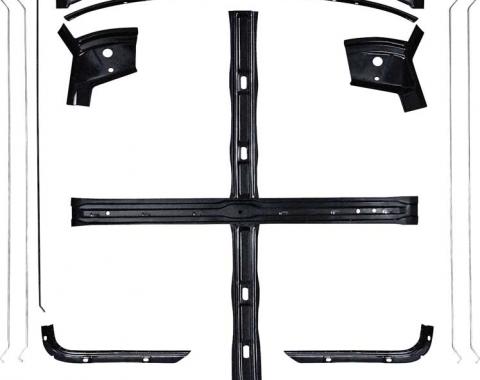 OER 1967-68 Camaro / Firebird 13 Piece Inner Roof Panel Brace Set with EDP Coating C2060