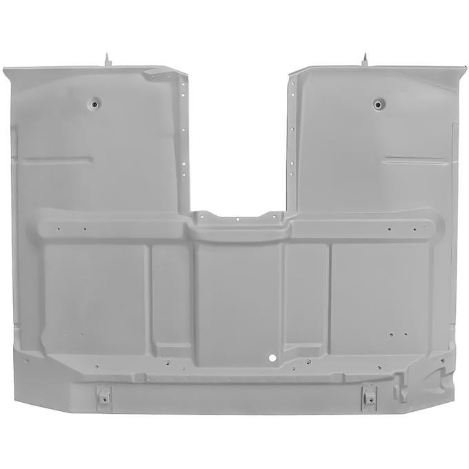 1967-72 Chevy, GMC Pickup Truck, Full Cab Floor Pan, High Hump, Manual Trans, with Support Braces, with Bench Seat