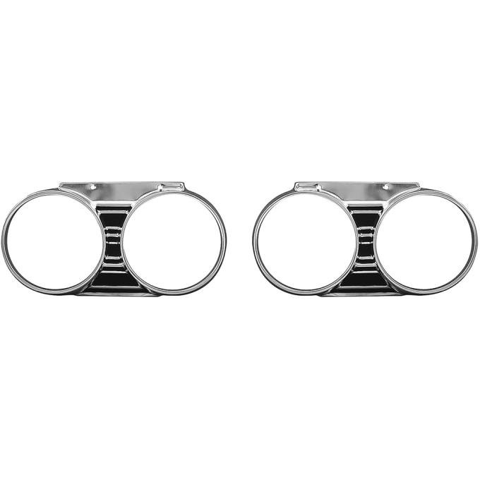 OER 1967 Chevrolet Chevelle, Malibu, El Camino, Headlamp Bezel Set, Pair GH2770V