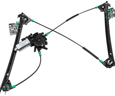 1997-04 C5 Corvette, Power Door Window Regulator, with Motor, RH Passenger Side