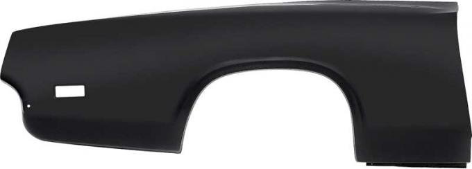 OER 1969 Plymouth Barracuda, Quarter Panel Skin, RH Passenger Side, EDP Coated MM1218