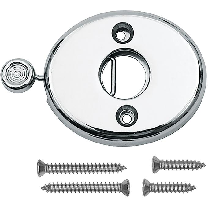 1969 GM, Chrome Headrest Lock, for Strato Bucket Seat, Each