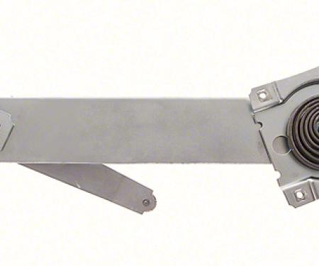 1965-66 Buick, Chevy, Pontiac, Oldsmobile Full Size, Manual Front Door Window Regulator, 2-Door, Hardtop, Convertible, LH Driver Side, Various Models