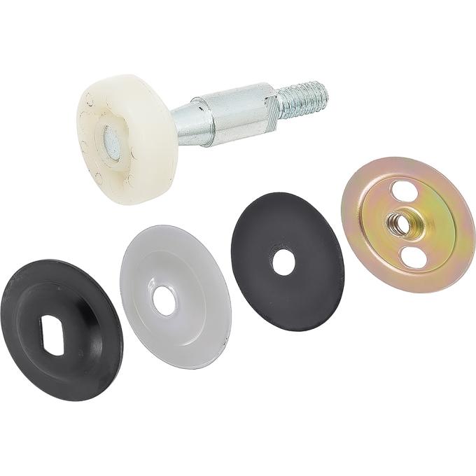 OER 1970-81 Camaro, Firebird, Front Door Window Guide Roller Assembly, With Washers and Retaining Nut, Rear 9820729A