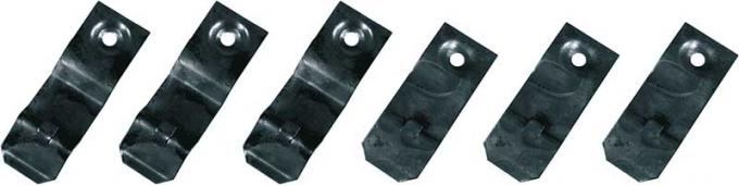 Redline Restomotive® 1970-1978 Chevrolet Camaro 6-Piece Dash Pad Clip Kit