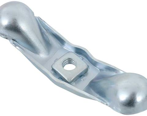 OER 1955-82 Buick, Cadillac,Chevy, Pontiac, Oldsmobile, Spare Tire Hold Down Nut, 5/16"-18 Thread, 3.88" wide, Zinc Finish, Various Models 9785616