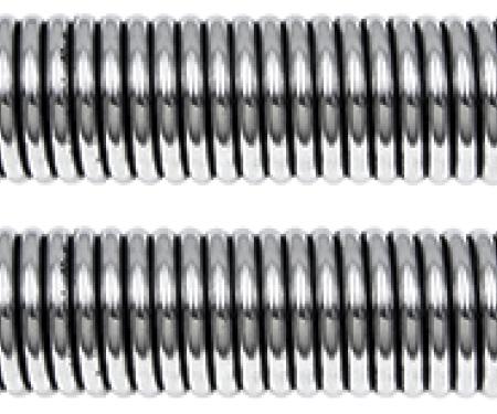 OER 1970-81 Camaro, 71-81 Firebird, Hood Hinge Springs, Polished Stainless, RH & LH, Pair 153099