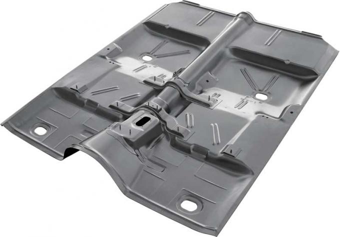 1962-1967 Chevrolet Chevy II Complete Floor Pan with Auto Trans Hole, Floor Pan Hump & Bucket Seat Mounting Brackets