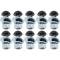 1938-72 Chevy, GMC Pickup, Blazer, Jimmy, Suburban, Bumper Bolt Set, Front or Rear, 1/2"-13 x 1-1/2, 10-Piece Bolt Set, Black