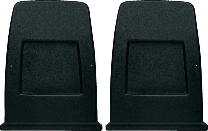 OER 1973-78 Camaro, Firebird, 1973-79 Nova, Bucket Seat Back Panels, Black, Pair 1653515