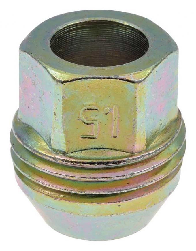 OER Metric Lug Nut 12mm x 1.50mm with External Threads for Plastic Cap - 1" tall 9594683