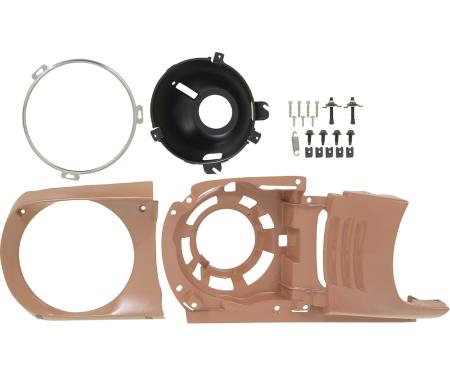 1964-66 Ford Mustang, Headlamp Assembly, With Hardware, RH