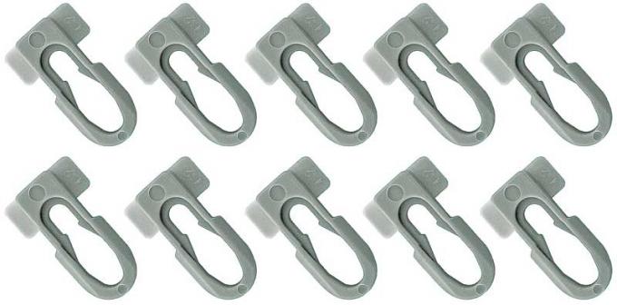 Redline Restomotive® 1969-1972 Chevrolet / GMC Truck 10 Piece Paint Divider Cab Molding Clip Set