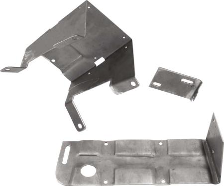 OER 1969-72 Firebird, Trans Am, GTO, Lemans, 8 Track Mounting Bracket Set, 3 Piece Set F869