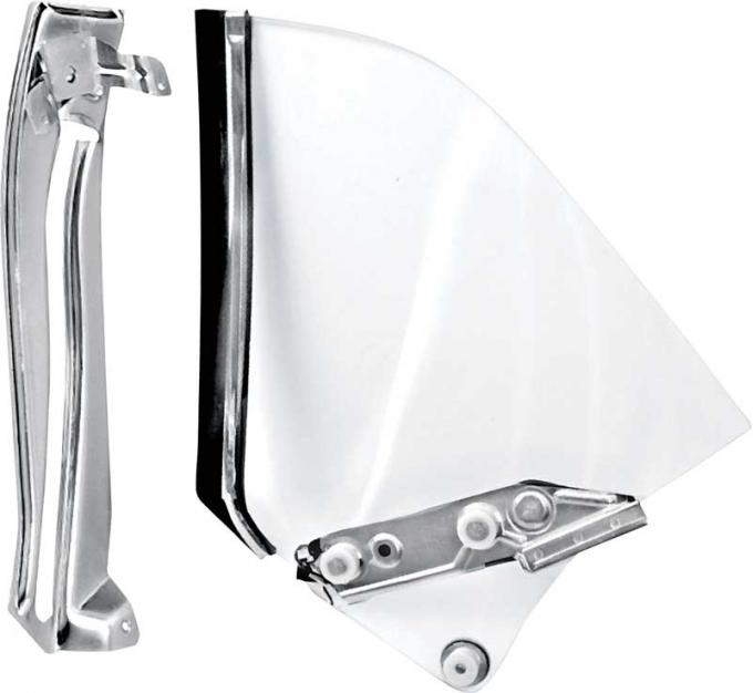 OER 1967-69 Camaro / Firebird Coupe RH Quarter Window Assembly B1077