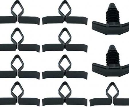 OER 1970-81 Camaro Hood To Cowl Seal Clip Set 18 Piece R686