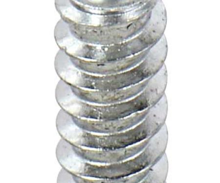 Phillips Oval Head Chrome Trim Screw, #8 x 3/4", with Undersized # 6