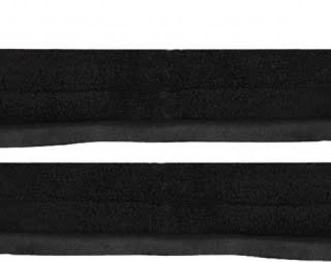 OER 1968-69 Camaro / Firebird Black Loop Deluxe Door Panel Carpet K626801
