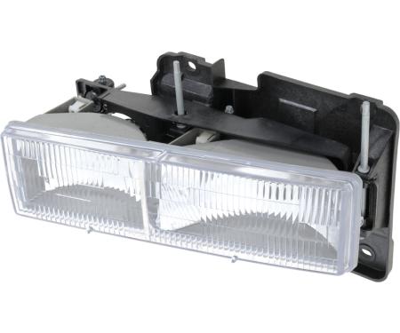 OER 1988-2002 Chevrolet, GMC GMT400 Truck, SUV, Headlamp Assembly, With Bulb, LH, Driver Side T70084