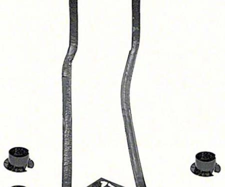 OER 1967-68 Camaro,1967 Firebird, 1968 Chevy II, Nova, Brake and Clutch Pedal Assembly Set, Pair C2554