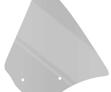 1967-69 Camaro, Firebird, Rear Quarter Window Glass, Smoke Gray Tint, Coupe, LH Driver Side