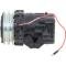 Sanden 706 Style "Peanut" A/C Compressor w/ 2-Groove V-Belt Clutch Pulley - Black Housing, Silver Clutch Pulley - SD7B10