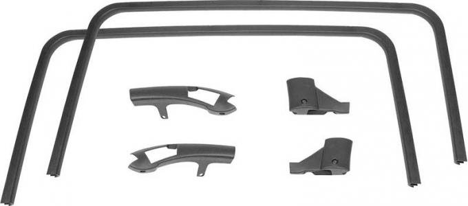 OER 1978-81 Camaro, Firebird, Fisher T-Top Molding Set, 6 Piece F12317