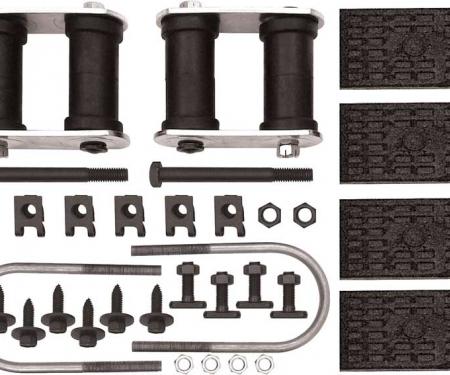 OER 1967-74 GM Multi-Leaf Rear Leaf Spring Installation Kit - with Sway Bar - Various Models R361