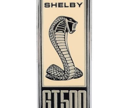 1967 Mustang, Shelby G.T. 500, Fender Emblem, Brushed Gold, Each