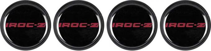 OER 1985-87 IROC-Z Wheel Center Cap Set Of 4 Red 748636