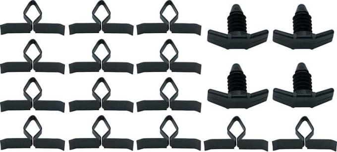 OER 1970-81 Camaro Hood To Cowl Seal Clip Set 18 Piece R686