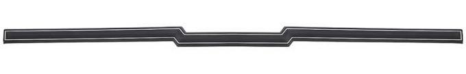 1981-87 Buick Regal, Grand National 2 Door, Rear Bumper Impact Strip, with White Line Accent