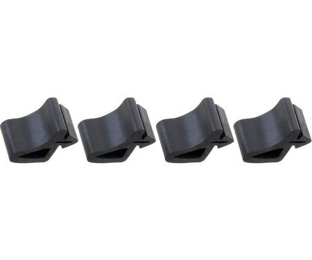 OER 1962-65 Chevy II, Nova, Hood Side Rubber Bumpers, 4 Piece Set 3790654