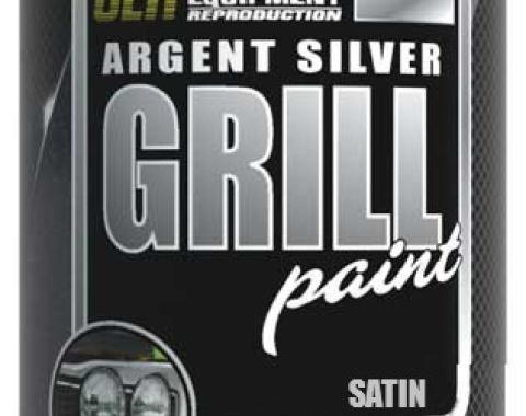 1960-76 Dodge, Plymouth, Light Argent Silver Grill Paint, Satin, 16 Oz. Aerosol Can (Net Wt. 12 Oz.)