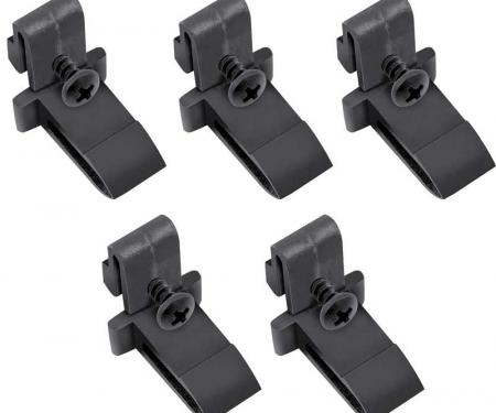 OER 1970-72 Plymouth A-Body 5 Piece Lower Grill Retaining Clip Set With Screws 3443540