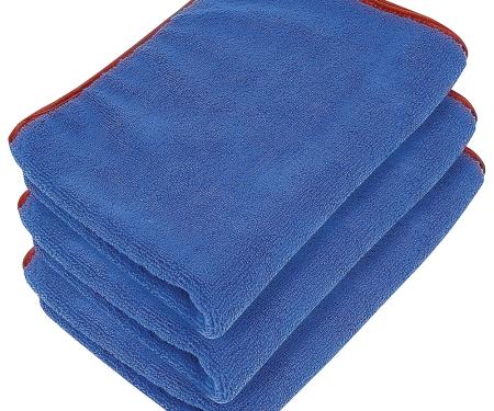 16" x 16" Blue Monster Microfiber Towel - 3 Pack