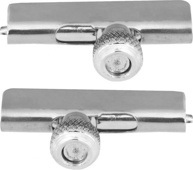 1955-57 Bel Air, 150, 210, Chieftain, Catalina, Vent Window Latch Assembly, Hardtop, Sedan, Wagon, Pair