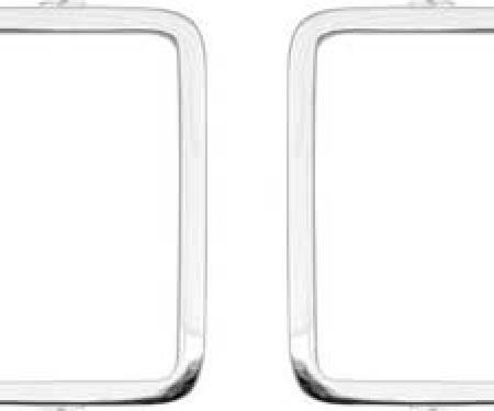 OER 1969 Pontiac Firebird, Grill Bar Inserts, Die-Cast Pair F12310
