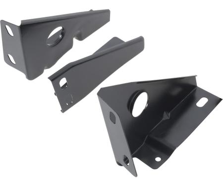1967-68 Mustang, Stone Deflector Brackets, 3 Piece Set