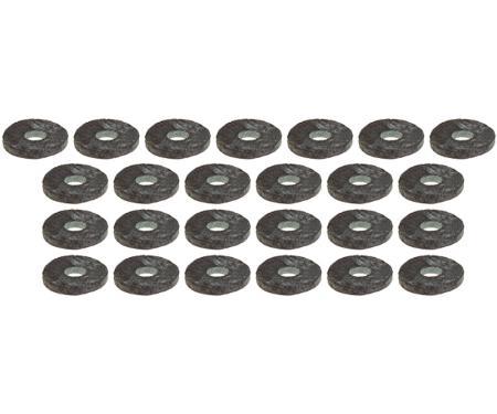 Mastic Sealer Washers, 1/2" Diameter, Seals Pal Nuts And Clip Nuts to Body Panel, 25 Piece Set
