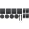 1962-65 Chevy II, Nova, Rubber Stopper Set, 14 Piece Set