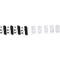 1981-88 Chevy Pickup Truck, Outer Rear Cab Molding Set, 3 Piece Set, with Mounting Hardware, Stamped Aluminum