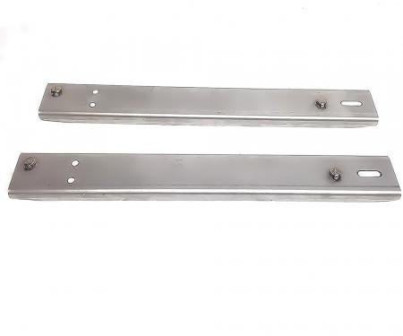 OER 1966-72 Impala, Chevelle, GTO, 442, LeMans, Cutlass, Seat Track Extenders, Buckets or Bench Seat, Pair IN10503Z