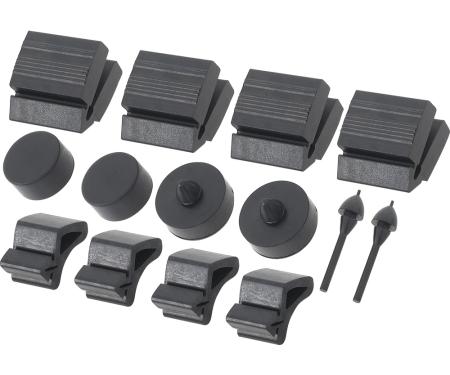 1962-65 Chevy II, Nova, Rubber Stopper Set, 14 Piece Set