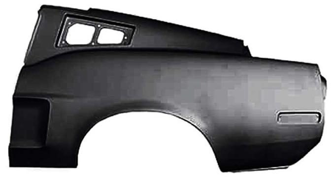 1968 Mustang Fastback, Full Quarter Panel, One-Piece, Early Design, Drivers Side, EDP Coated