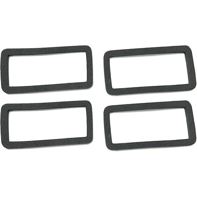 1968 Camaro, Chevelle, Impala, 1968-69 Nova, Corvette, Side Marker Lens To Body Gasket Set, 4 piece