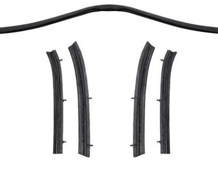 OER 1964-68 Mustang, Convertible Top Weatherstrip Set, 5 Pieces 53986-SET